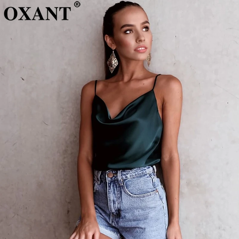 Women's Camis Solid Sexy New Summer 2019 Fashion Condole Vest Imitates Silk Female Spaghetti Strap Top Off Shoulder Large Size
Women's Camis Solid Sexy New Summer 2019 Fashion Condole Vest Imitates Silk Female Spaghetti Strap Top Off Shoulder Large Size