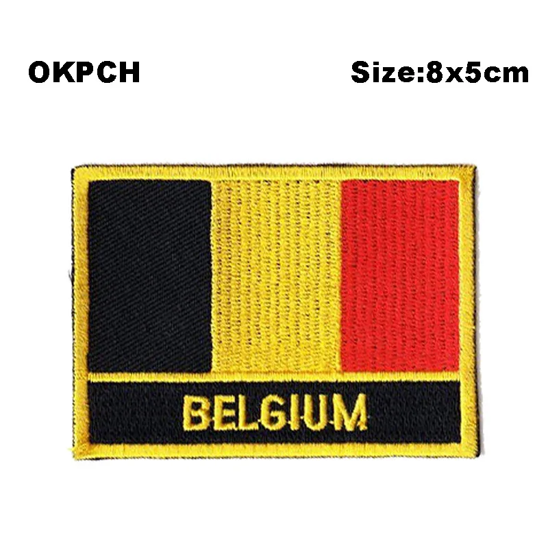 Belgium Square Shape Iron-on Flag Patch Embroidered Saw on Badges Patches for Clothing
Belgium Square Shape Iron-on Flag Patch Embroidered Saw on Badges Patches for Clothing
