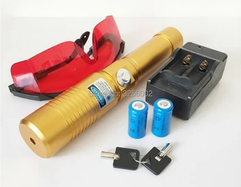 Super Powerful Blue laser pointer 450nm 500000m 500w LASER Flashlights Burning Match cigar cutting paper plastic+Glasses
Super Powerful Blue laser pointer 450nm 500000m 500w LASER Flashlights Burning Match cigar cutting paper plastic+Glasses