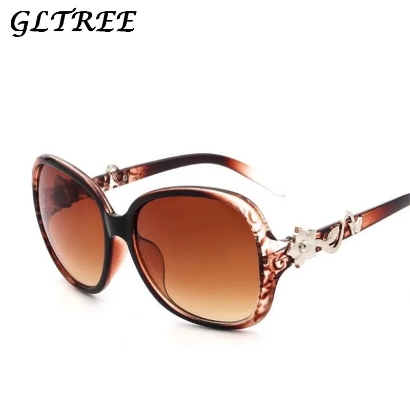 Фото Женские квадратные солнцезащитные очки GLTREE большие брендовые дизайнерские в