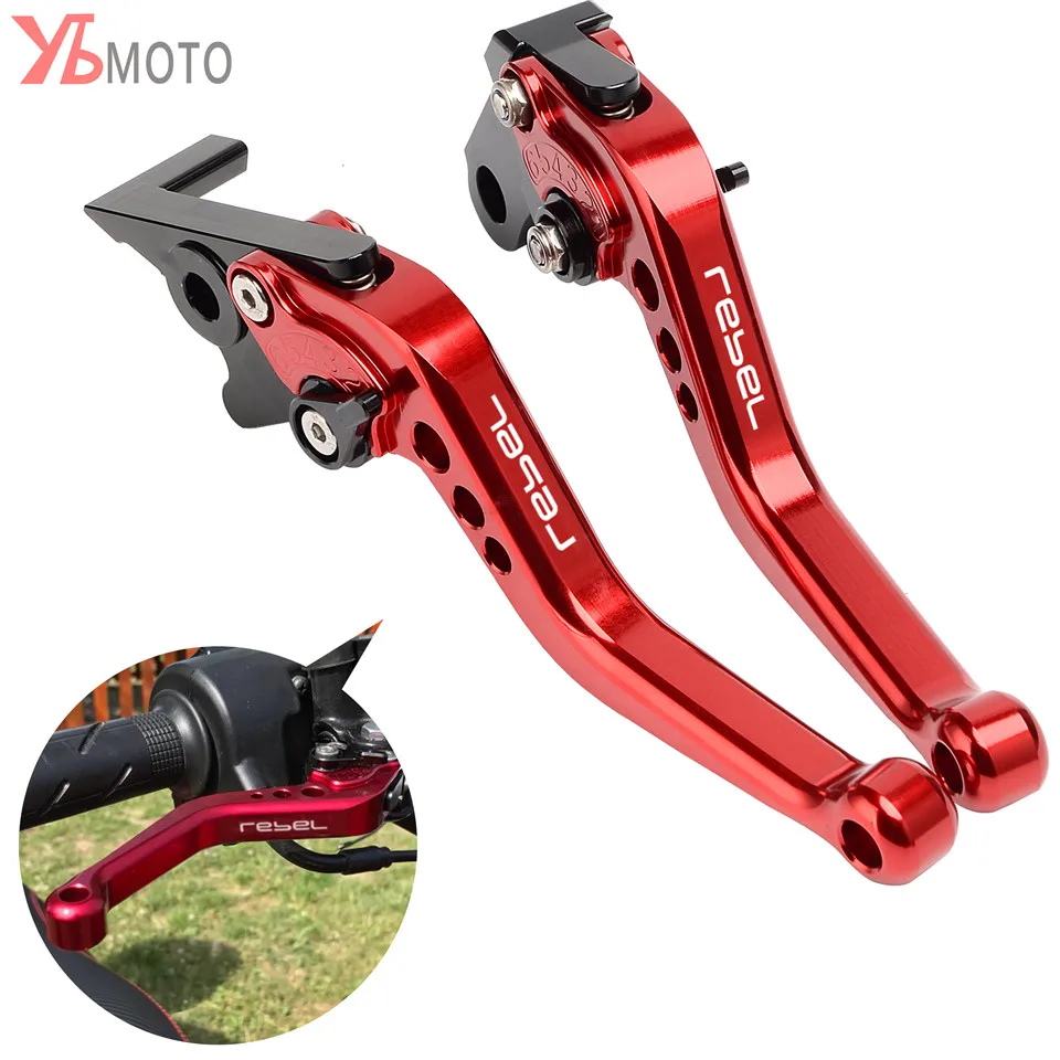 High-Quality Motorcycle CNC Adjustable Shorty Clutch Brake Levers For Honda CMX 300 500 REBEL 2017 Modified Accessories
High-Quality Motorcycle CNC Adjustable Shorty Clutch Brake Levers For Honda CMX 300 500 REBEL 2017 Modified Accessories