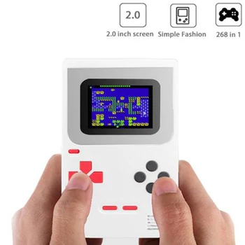 2.0 inch Screen Retro Mini Pocket Handheld Game Player Built-in 268 Classic Games Best Gift for Child Nostalgic Player
2.0 inch Screen Retro Mini Pocket Handheld Game Player Built-in 268 Classic Games Best Gift for Child Nostalgic Player
