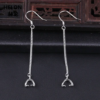 925 Sterling Silver Women Drop Earrings Any size Any Shape Semi Mount Hook Earrings Setting fit Amber Turquoise Garnet Opal
925 Sterling Silver Women Drop Earrings Any size Any Shape Semi Mount Hook Earrings Setting fit Amber Turquoise Garnet Opal