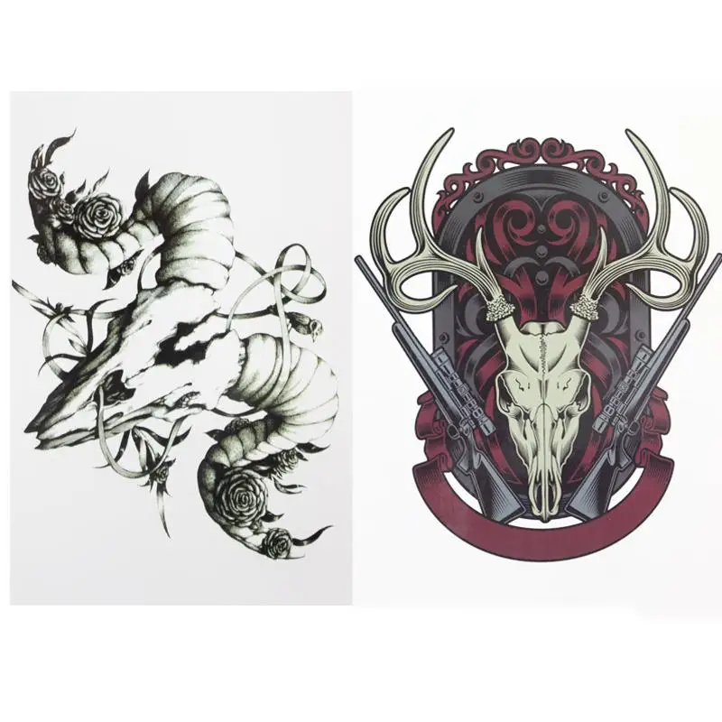 2 шт./набор водостойкие тату наклейки для девочек|sticker production|skull boutiquesticker 3m |