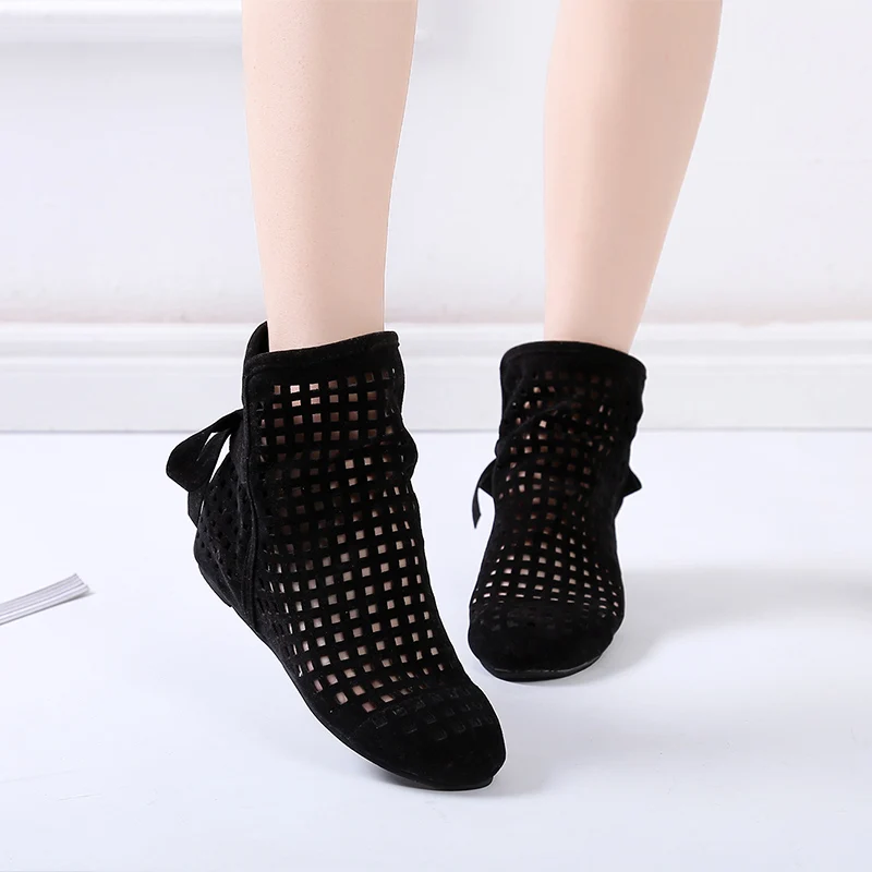 MCCKLE Women Hollow Out Gladiator Ankle Boots Bowtie Height Increase Ladies Slip On Breathable Leather Fashion Female Shoes
MCCKLE Women Hollow Out Gladiator Ankle Boots Bowtie Height Increase Ladies Slip On Breathable Leather Fashion Female Shoes