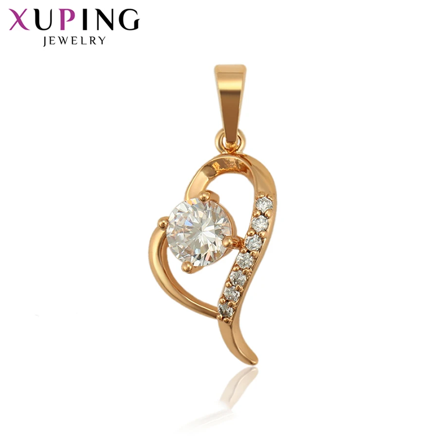 Xuping Simple Fashion Pendant Lucky Gold Color Plated Heart Shaped Jewelry for Women Party Gifts S134,8-34745 
Xuping Simple Fashion Pendant Lucky Gold Color Plated Heart Shaped Jewelry for Women Party Gifts S134,8-34745