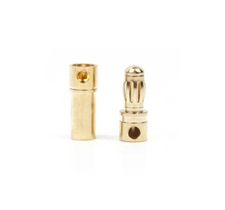 20 Pairs/lot 3.5mm Gold Coated Banana Bullet Connector Plug Set for Battery / Motor / ESC for RC Model
20 Pairs/lot 3.5mm Gold Coated Banana Bullet Connector Plug Set for Battery / Motor / ESC for RC Model