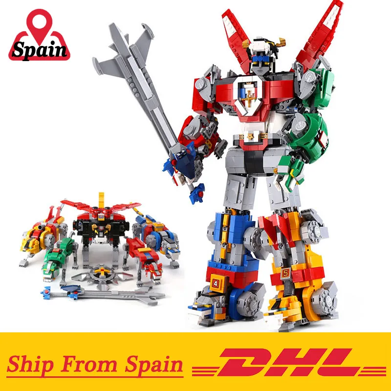 DHL 16057 Voltronly Robot King Compatible with Legoings 21311 Robot Movie set Building Blocks Bricks Toys for Children Christmas
DHL 16057 Voltronly Robot King Compatible with Legoings 21311 Robot Movie set Building Blocks Bricks Toys for Children Christmas