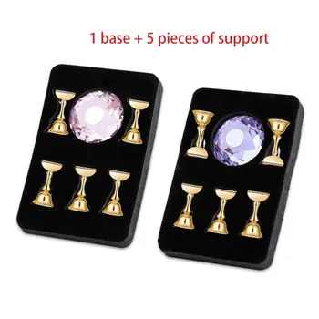 Alloy Magnetic Nail Tips Stand Holder Set Nail Art Display Faux Crystal Diamond Base for Salon DIY Practice Manicure Tools Kit
Alloy Magnetic Nail Tips Stand Holder Set Nail Art Display Faux Crystal Diamond Base for Salon DIY Practice Manicure Tools Kit