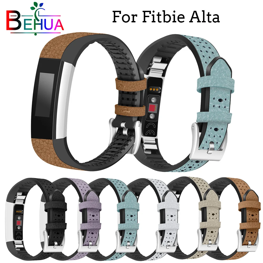 Фото Высококачественный Прочный кожаный ремешок для Fitbit часы Alta - купить