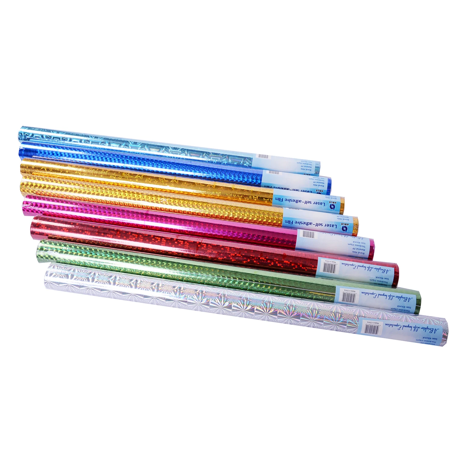 Holographic wrapping stickers self-adhesive Holographic Laser Wrapping Film 3D Package sticker party decoration 45cm*5m /roll
Holographic wrapping stickers self-adhesive Holographic Laser Wrapping Film 3D Package sticker party decoration 45cm*5m /roll