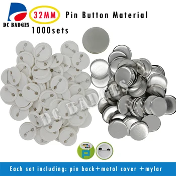 Free shipping 1.1/4"(32mm) 1,000sets Plastic Pin Badge Material,Blank button parts,Tin badge components
Free shipping 1.1/4"(32mm) 1,000sets Plastic Pin Badge Material,Blank button parts,Tin badge components