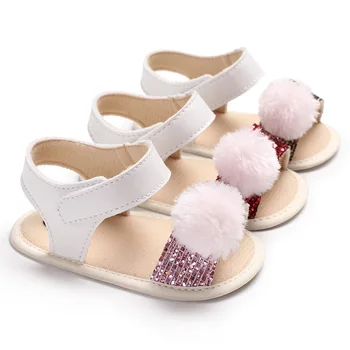 Summer New Baby Girls Sandal Kid Children Shoes Fashion Small Hairball Sequin Girls Pricness Shoes Baby Girl Casual Sandals
Summer New Baby Girls Sandal Kid Children Shoes Fashion Small Hairball Sequin Girls Pricness Shoes Baby Girl Casual Sandals