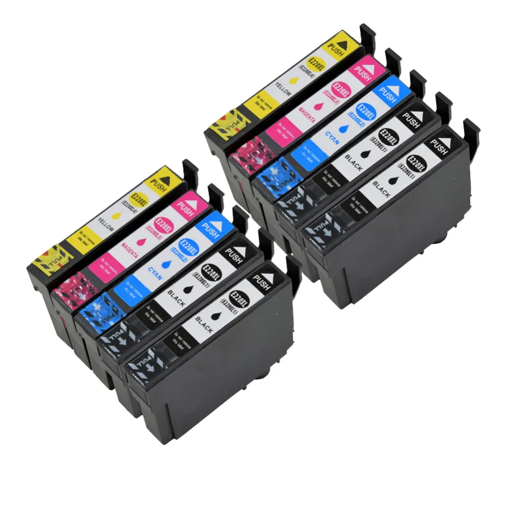YLC 10PK 220XL T2201 Compatible Cartridge For Epson WorkForce WF-2630 WF-2650 WF-2660 XP-320 XP-420 printer
YLC 10PK 220XL T2201 Compatible Cartridge For Epson WorkForce WF-2630 WF-2650 WF-2660 XP-320 XP-420 printer