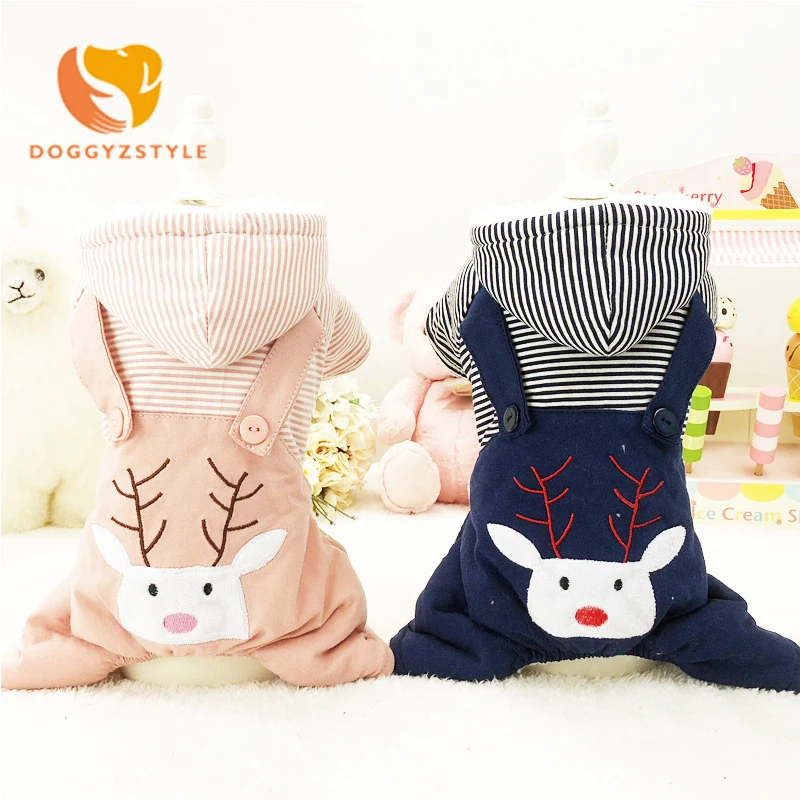 Winter Pet Dog Hoodies Jumpsuit Striped Animal Pattern Clothing Cotton Soft Thickening Warm Puppy Coat Jacket DOGGYZSTYLE
Winter Pet Dog Hoodies Jumpsuit Striped Animal Pattern Clothing Cotton Soft Thickening Warm Puppy Coat Jacket DOGGYZSTYLE