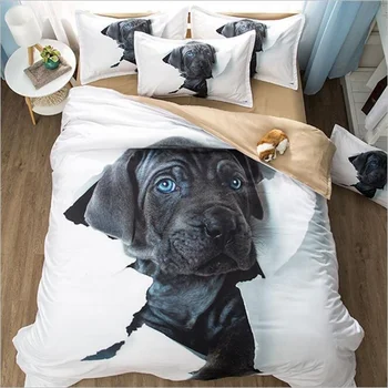 3d Dog Print Bedding Set Twin Queen King Size Duvet Cover Bed Sheets Pillowcase Home Textiles
3d Dog Print Bedding Set Twin Queen King Size Duvet Cover Bed Sheets Pillowcase Home Textiles