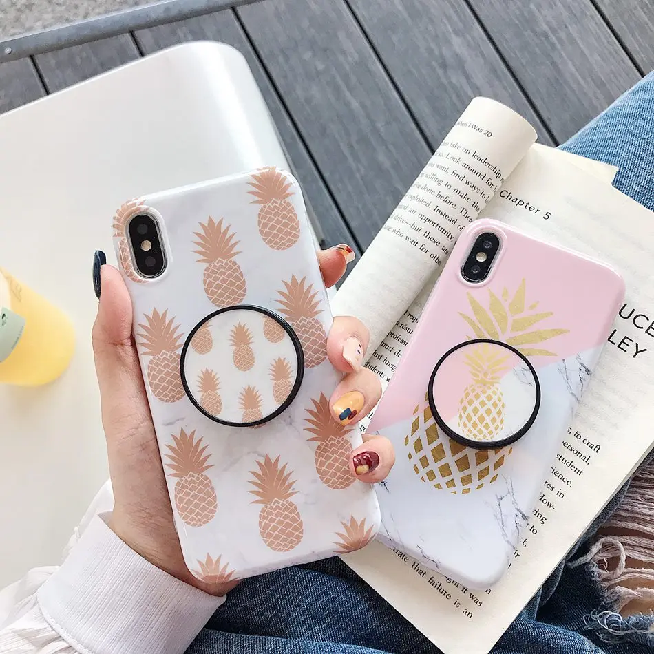 For iPhone XR 11 Pro X XS Max Case Small Pro-new Pineapple Folding Bracket Holder Cover For iPhone 7 6 6s 8 Plus Soft TPU Coque
For iPhone XR 11 Pro X XS Max Case Small Pro-new Pineapple Folding Bracket Holder Cover For iPhone 7 6 6s 8 Plus Soft TPU Coque