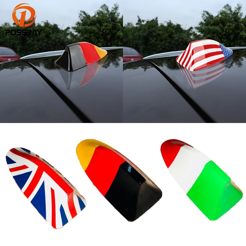 POSSBAY Car Decorative Antenna American/Italy/Germany/England Shark Fin Antennas FM AM Signal Aerials for Audi BMW Peugeot Honda
POSSBAY Car Decorative Antenna American/Italy/Germany/England Shark Fin Antennas FM AM Signal Aerials for Audi BMW Peugeot Honda