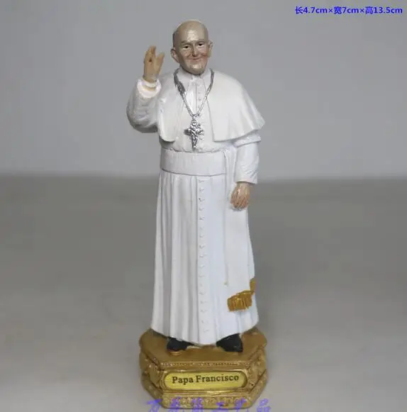 A resin model of the priest of the jesuit priest, Pope Francis I, a Franciscan Catholic
A resin model of the priest of the jesuit priest, Pope Francis I, a Franciscan Catholic