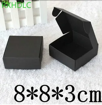 8*8*3cm Black Paper Box for Handmade Soap Gift Box Food packing 200pcs/lot Free shipping
8*8*3cm Black Paper Box for Handmade Soap Gift Box Food packing 200pcs/lot Free shipping