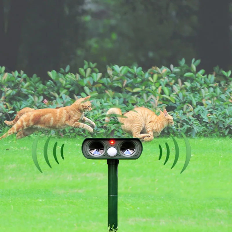 

Hot Fashion Useful Solar Power Dog Pest Repeller Scarer Ultrasonic Infrared Sensor Repellent For Garden Outdoor Hogard AU30