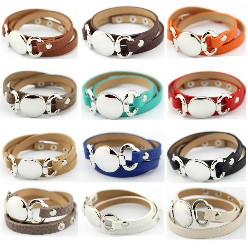 Fashion Personalized Classic Monogram Blank Wrap Leather Bracelet For Men Women Leather Engraved Charms Bracelets Jewelry Hot
Fashion Personalized Classic Monogram Blank Wrap Leather Bracelet For Men Women Leather Engraved Charms Bracelets Jewelry Hot