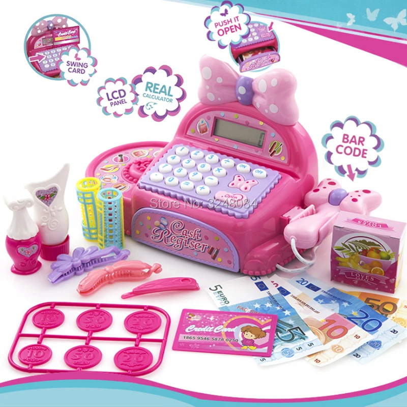 New Multi-functional Cash Register Toy Educational Pretend Play Operated Toy Working Calculator With Microphone Function
New Multi-functional Cash Register Toy Educational Pretend Play Operated Toy Working Calculator With Microphone Function