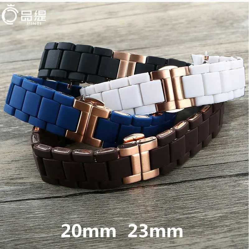 High quality 20mm 23mm Black Blue Brown Rubber&Stainless Steel WatchBand Diver Strap For AR5920/AR5906/AR5919/AR6066 Men&Women 
High quality 20mm 23mm Black Blue Brown Rubber&Stainless Steel WatchBand Diver Strap For AR5920/AR5906/AR5919/AR6066 Men&Women