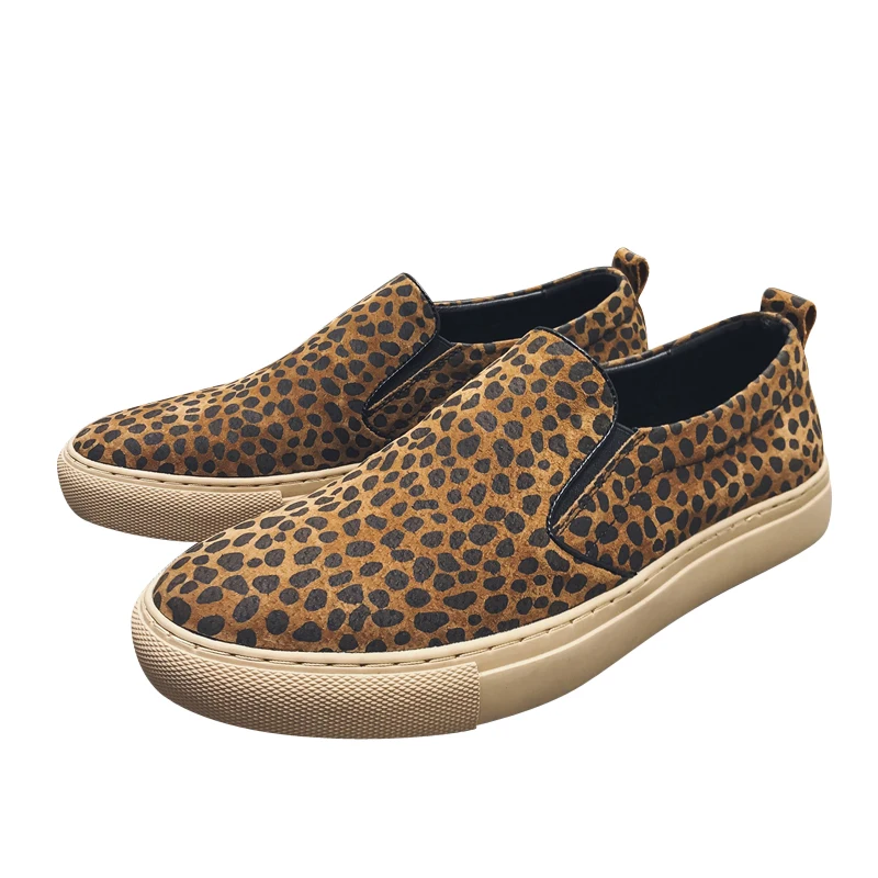 Spring Genuine Leather Slip-On Casual Shoes Leopard Print Flats Loafers High Quality Dress Male Sneakers Mens Shoes Luxury Brand
Spring Genuine Leather Slip-On Casual Shoes Leopard Print Flats Loafers High Quality Dress Male Sneakers Mens Shoes Luxury Brand