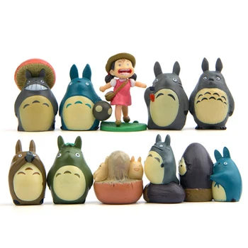 10pcs/lot My Neighbor Totoro Action Figures Toys Studio Ghibli Totoro PVC Figure Toy Gifts for Home Decor
10pcs/lot My Neighbor Totoro Action Figures Toys Studio Ghibli Totoro PVC Figure Toy Gifts for Home Decor