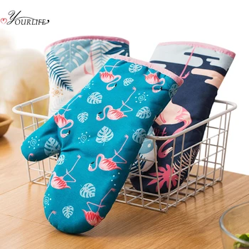 OYOURLIFE Cartoon Flamingo Microwave Oven Gloves Kitchen Thickened Heat Non-slip Resistant Protector Gloves Cooking BBQ Mitts
OYOURLIFE Cartoon Flamingo Microwave Oven Gloves Kitchen Thickened Heat Non-slip Resistant Protector Gloves Cooking BBQ Mitts