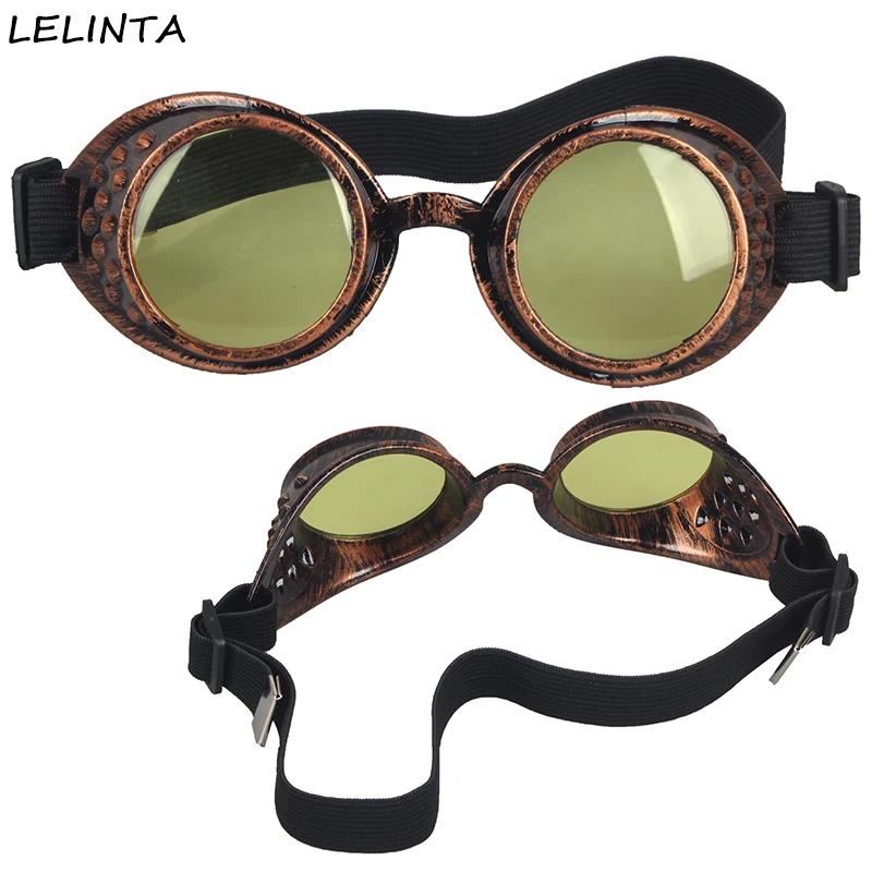 LELINTA 2016 New Selling 8 Colors Lens Unisex Gothic Vintage Welding Glasses Cosplay Eyewear Red Gothic Style Steampunk Goggles
LELINTA 2016 New Selling 8 Colors Lens Unisex Gothic Vintage Welding Glasses Cosplay Eyewear Red Gothic Style Steampunk Goggles