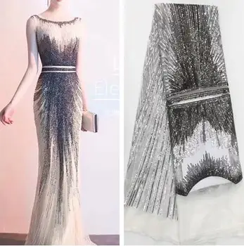 best quality J-7415 nigerian embroidered lace fabric beautiful french net lace fabric with sequins
best quality J-7415 nigerian embroidered lace fabric beautiful french net lace fabric with sequins