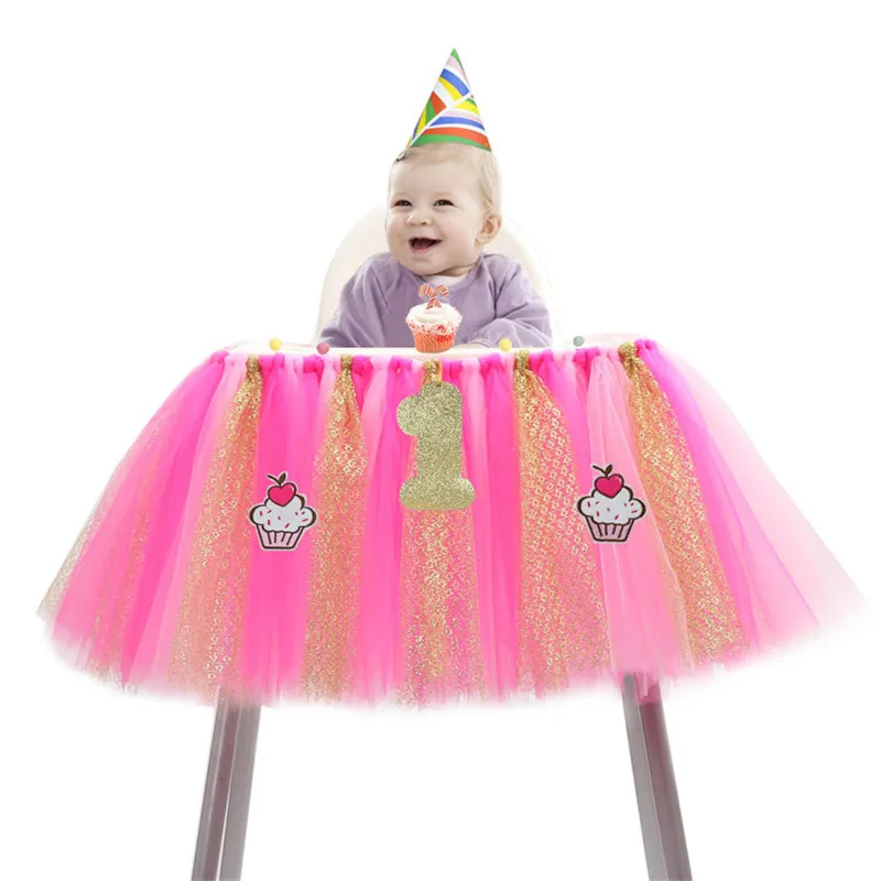 Baby Sparkle Tulle High Chair Skirt First Birthday Cake Smash Tutu Banner Decoration Girls Patchwork Color Party Backdrop Decor
Baby Sparkle Tulle High Chair Skirt First Birthday Cake Smash Tutu Banner Decoration Girls Patchwork Color Party Backdrop Decor
