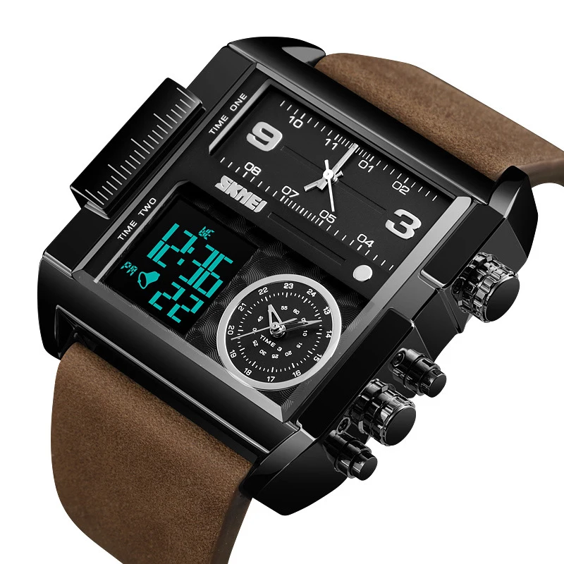 More stylish cool men's wide-faced electronic watch with tungsten turbine electric quartz watch lighter
More stylish cool men's wide-faced electronic watch with tungsten turbine electric quartz watch lighter