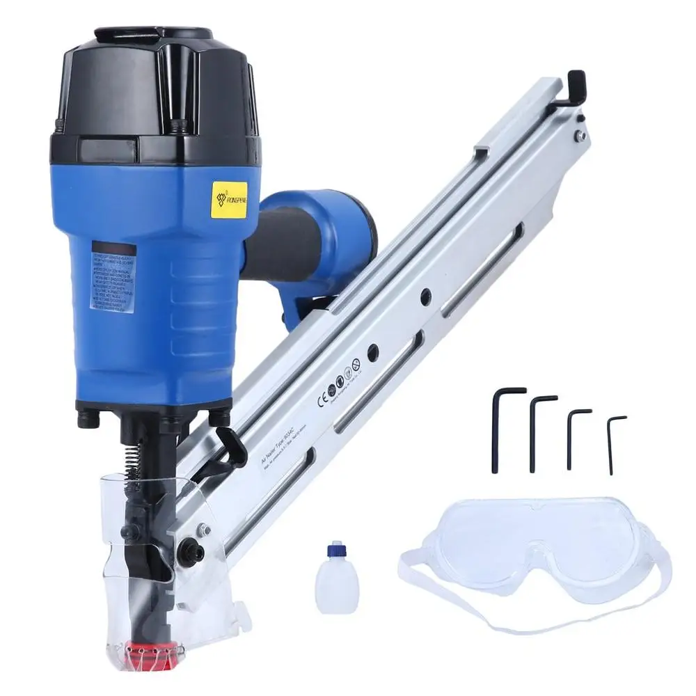 Portable Professional CHF9034C Multifunctional Super Durable Slanting Nail Gun 34 Degree Clipped Head Framing Nailer
Portable Professional CHF9034C Multifunctional Super Durable Slanting Nail Gun 34 Degree Clipped Head Framing Nailer