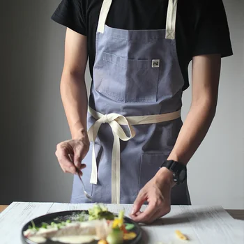 Kitchen Fashion Cotton Aprons Baking Coffee Shop Waiter Men and Women Workwear Overall Delantales Avental
Kitchen Fashion Cotton Aprons Baking Coffee Shop Waiter Men and Women Workwear Overall Delantales Avental