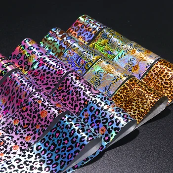 16pcs Leopard Flower Foil Paper Nail Stickers Sliders Holographic Transfer Wraps Adhesive Manicure Nail Art Decoration Set JI936 
16pcs Leopard Flower Foil Paper Nail Stickers Sliders Holographic Transfer Wraps Adhesive Manicure Nail Art Decoration Set JI936