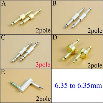 6.35 Plug Electric Guitar Effects Pedal Connector Coulper Jack Interface Cable Adaptor Pedal Board Accessories 1/4 in 6.35mm
6.35 Plug Electric Guitar Effects Pedal Connector Coulper Jack Interface Cable Adaptor Pedal Board Accessories 1/4 in 6.35mm