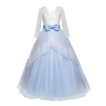Girls Wedding Formal Chiffon Dress Lace Elegant Long Prom Dresses Kids Ball Gown V-Backless Bowknot Party Performance Princess
Girls Wedding Formal Chiffon Dress Lace Elegant Long Prom Dresses Kids Ball Gown V-Backless Bowknot Party Performance Princess