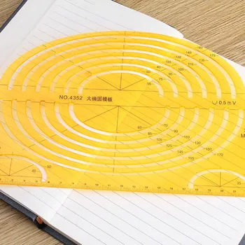 Kicute Plastic Multipurpose Drawing Template Ruler Tools Foot Oval Template Ruler Drawing Supplies School Office Stationery 
Kicute Plastic Multipurpose Drawing Template Ruler Tools Foot Oval Template Ruler Drawing Supplies School Office Stationery