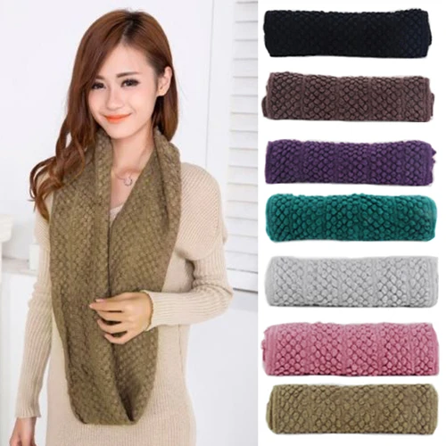 Women Girl Winter Warm Infinity 2 Circle Shawl Cable Knit Cowl Neck Scarf Retail/Wholesale 5BT3 7EXE
Women Girl Winter Warm Infinity 2 Circle Shawl Cable Knit Cowl Neck Scarf Retail/Wholesale 5BT3 7EXE