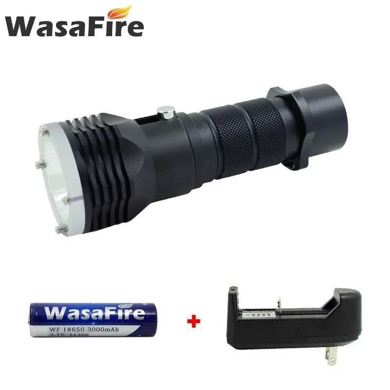 Wasafire Underwater Hunting Flash Light 10W XM-L L2 LED Diving Flashlight 10000 Lumen Torch Waterproof 100m Dive 18650 Lantern
Wasafire Underwater Hunting Flash Light 10W XM-L L2 LED Diving Flashlight 10000 Lumen Torch Waterproof 100m Dive 18650 Lantern