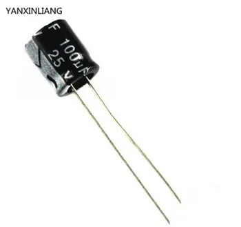100PCS 25v 100uF Aluminum Electrolytic Capacitor 100uf 25v 6x12mm 
100PCS 25v 100uF Aluminum Electrolytic Capacitor 100uf 25v 6x12mm