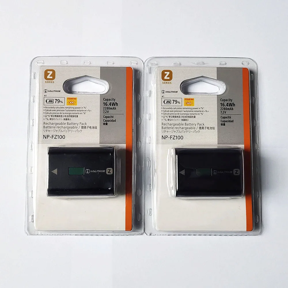 2pc/lot NP-FZ100 NP FZ100 NPFZ100 Camera Battery For Sony A9 A7R III A7 III ILCE-9 ILCE9 ILCE-7RM3 ILCE-7M3 BC-QZ1
2pc/lot NP-FZ100 NP FZ100 NPFZ100 Camera Battery For Sony A9 A7R III A7 III ILCE-9 ILCE9 ILCE-7RM3 ILCE-7M3 BC-QZ1