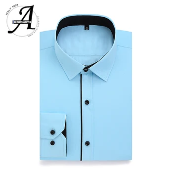 Alimens & Gentle Long Sleeve Casual Dress Shirt Mens Shirts 2017 Fashion New Solid Color High Cotton Easy Care Chemise Hommbre
Alimens & Gentle Long Sleeve Casual Dress Shirt Mens Shirts 2017 Fashion New Solid Color High Cotton Easy Care Chemise Hommbre