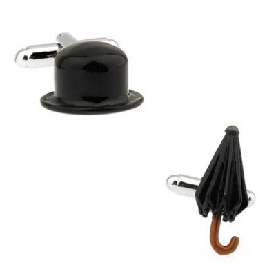 Umbrella Hat Cufflink Cuff Link 1 Pair Retail Free Shipping Promotion