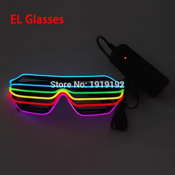 6 or 7 color Cool El Glasses Party Toys Neon LED Glasses For All kinds of Parties & Halloween Birthday By 3V Steady on Driver
6 or 7 color Cool El Glasses Party Toys Neon LED Glasses For All kinds of Parties & Halloween Birthday By 3V Steady on Driver