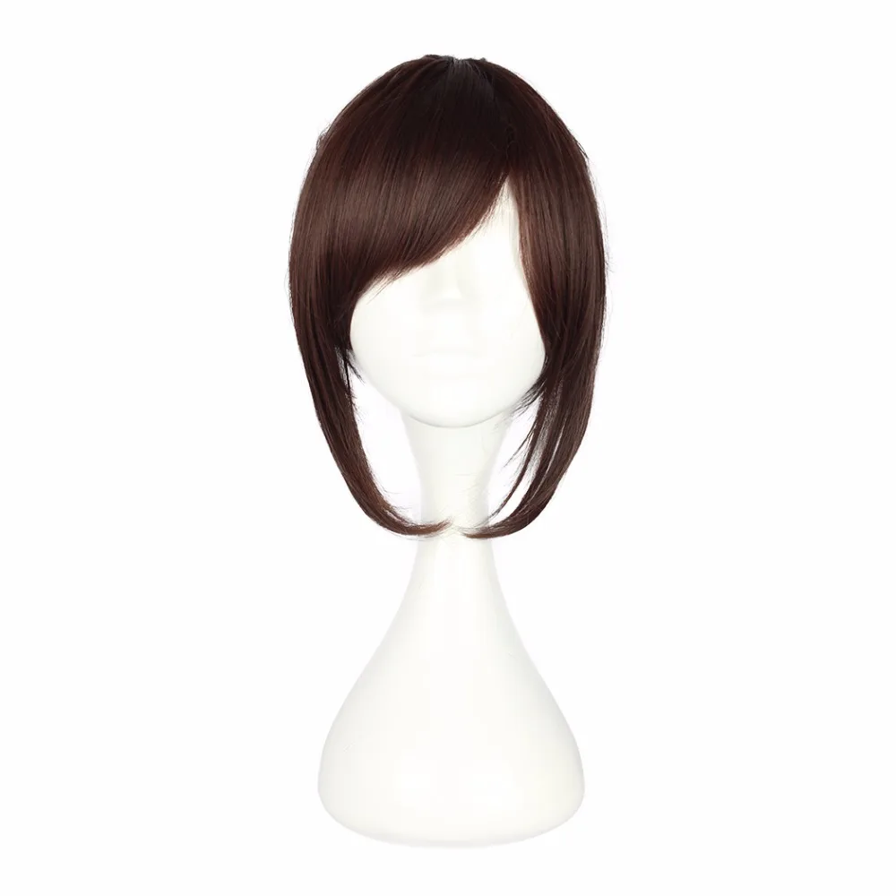 MCOSER Brown Color Synthetic Short Straight 35cm Ponytail Halloween Cosplay Wigs 100% High Temperature Fiber WIG-365D
MCOSER Brown Color Synthetic Short Straight 35cm Ponytail Halloween Cosplay Wigs 100% High Temperature Fiber WIG-365D