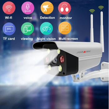 JORANK Bullet full color HD night vision 1080P WI-FI waterproof smart camera
JORANK Bullet full color HD night vision 1080P WI-FI waterproof smart camera